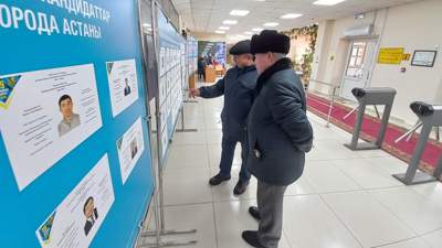Казахстан выборы  Exit poll данные