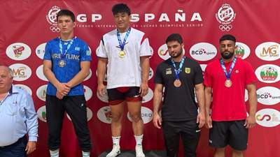 Казахстанские борцы завоевали девять медалей в Испании