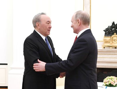 Первый Президент РК и Президент РФ