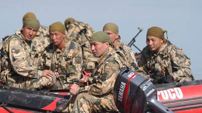 Казахстанские солдаты