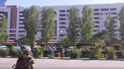 Астана, захват банка, заложники