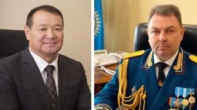 главы министерств Ильин и Ускенбаев
