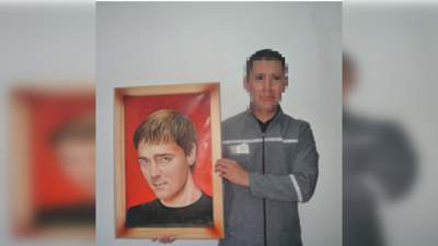 Осужденный в Казахстане нарисовал портрет Юрия Шатунова