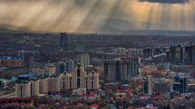 В Алматы синоптики прогнозируют сильный дождь 